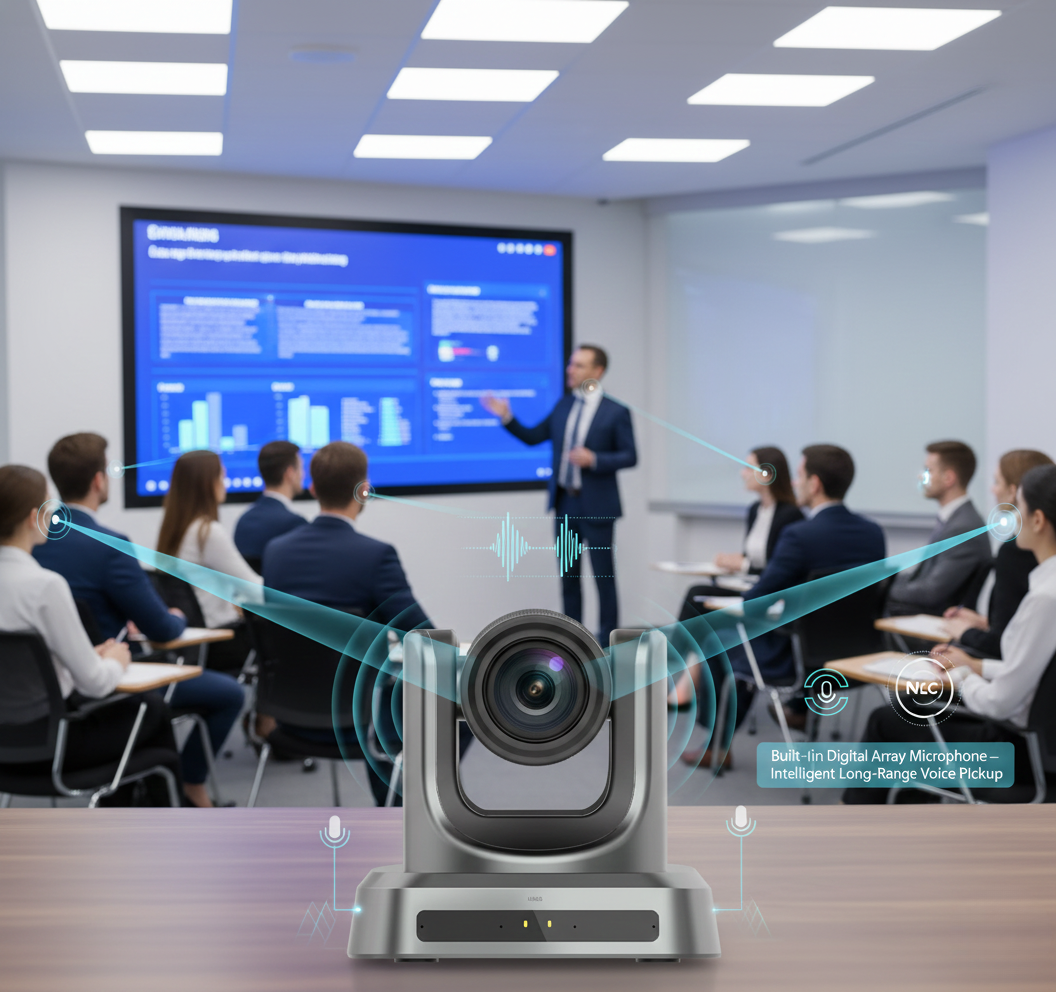 Built-in digital array microphone